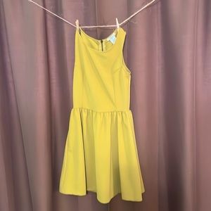 Mustard mini-dress